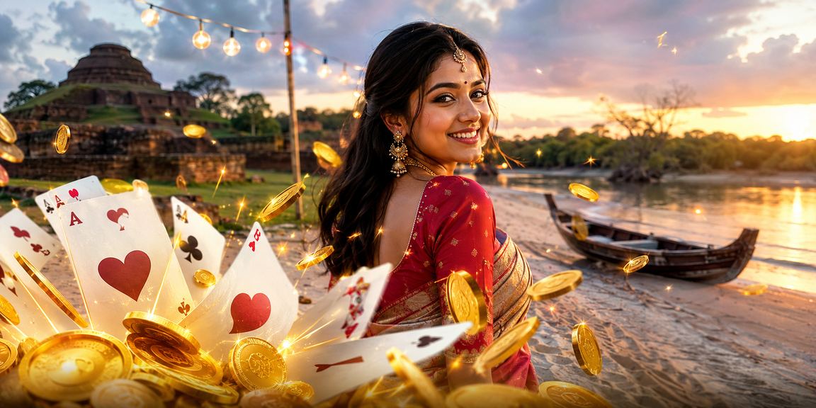 সুন্দরবন সমুদ্র সৈকত মাঠে টিন পাটি খেলা